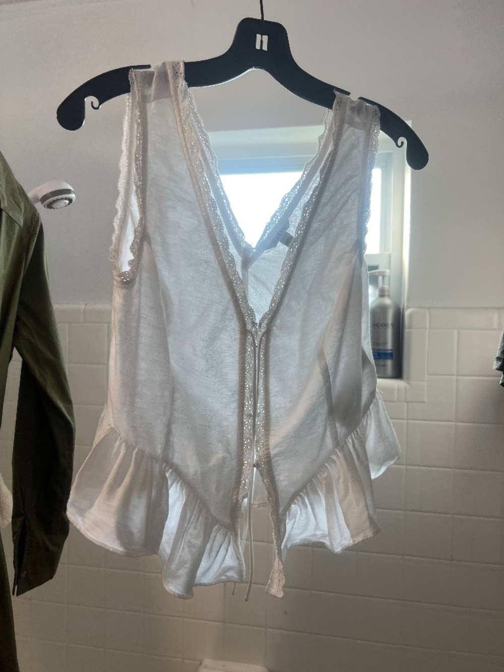 Guess white tank top